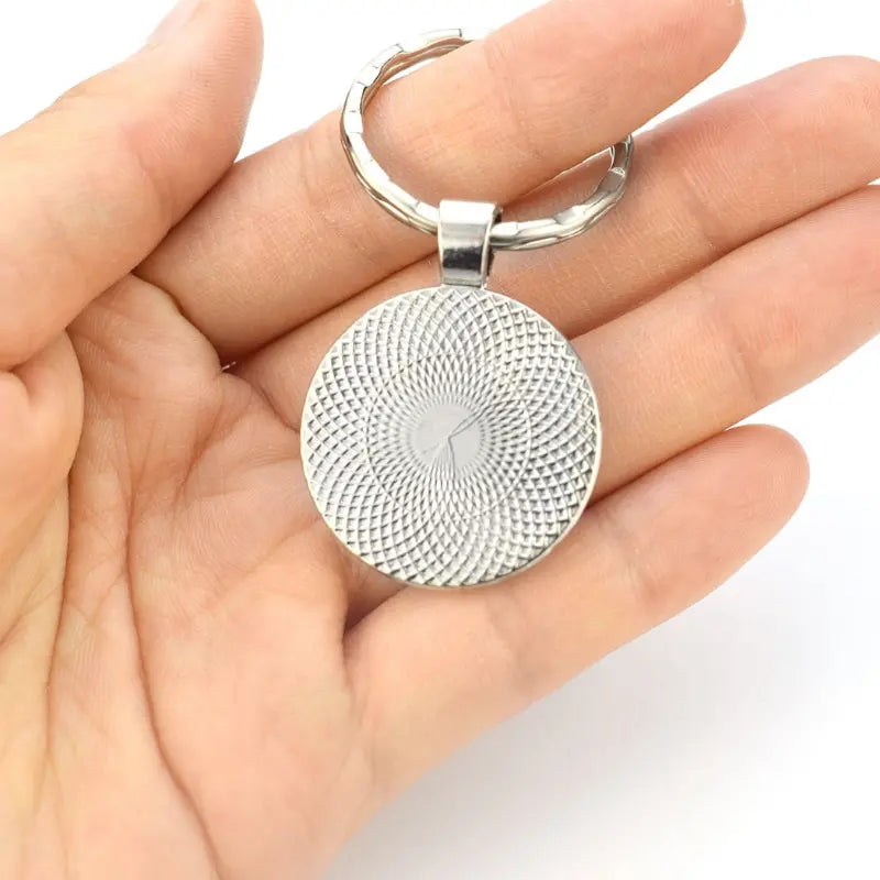 Asshole Time Gem Keychain Vintage Bag Key Chain Ornament