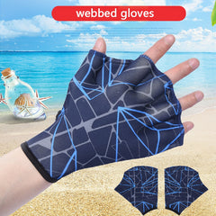 Webbed Paddle Gloves for Swimming & Water Sports