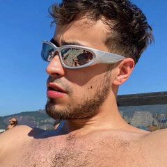 Steampunk Sunglasses Men Sun Protection