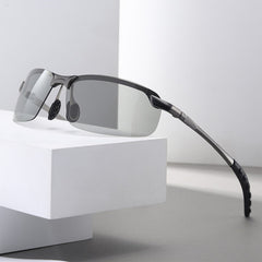 Men's Photochromic Polarized Sunglasses Outdoor Sun Glasses
