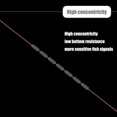300pcs Oval Silicon Fishing Bobber with Line Resistance