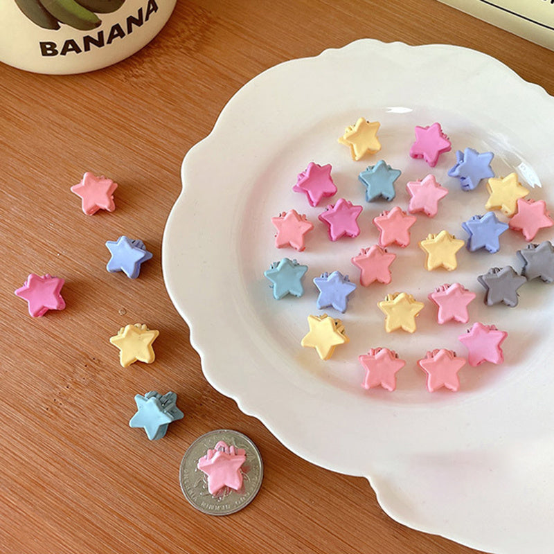 30pcs Baby Girl Hair Clips Colorful Frosted Hairpins