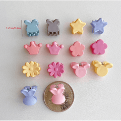 30pcs Baby Girl Hair Clips Colorful Frosted Hairpins