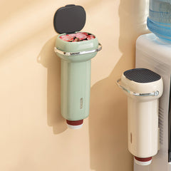 Disposable Cup Holder Wall Adhesive Storing Rack