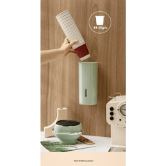 Disposable Cup Holder Wall Adhesive Storing Rack