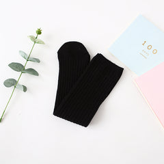 Kids Cotton High Knee Socks Long Leg Warmers for Girls 3-12 Years