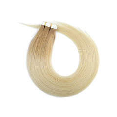 20pcs Ombre Tape In Straight Hair Extensions Human Hair Seamless Skin Weft