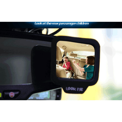 270° Wide Angle Car Rear Magnet Mirror - Eliminate Blind Spots