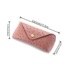 3pcs Sunglasses Accessories Set Case Brush Cleaning Tool