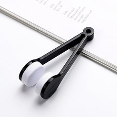 3pcs Sunglasses Accessories Set Case Brush Cleaning Tool