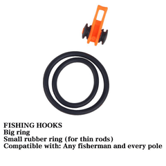 30pcs Plastic Fishing Hook Keeper Holder Jig Hooks for Fishing Rod & Bait Castin