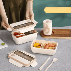 Japanese Rectangle Lunch Box Durable PP Manual Dishwasher Safe