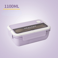 Japanese Rectangle Lunch Box Durable PP Manual Dishwasher Safe