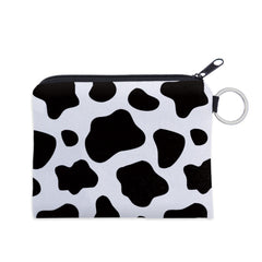 Cow Print Large Capacity Coin Purse Multifunctional Key Card Holder