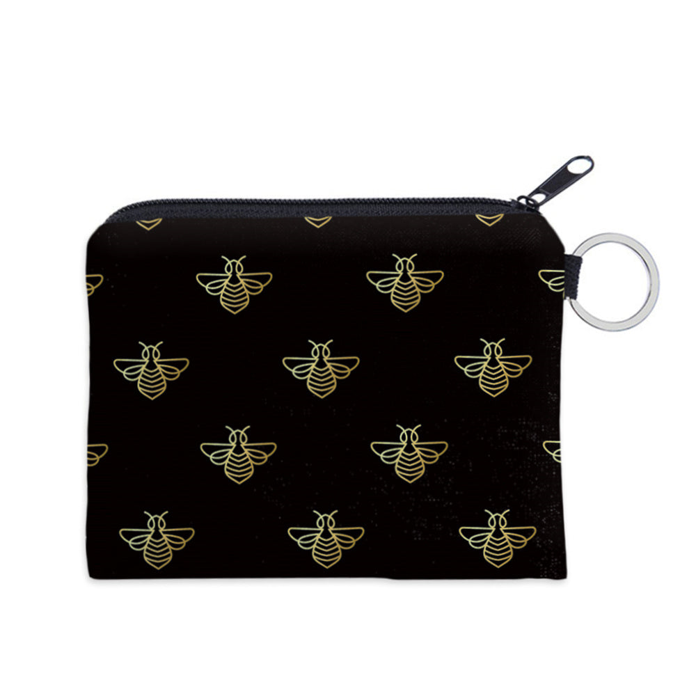 Girl s Bee Pattern Coin Pouch Multifunctional Coin Bag