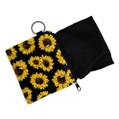 Sunflower Pattern Coin Purse Multifunctional Girl's Key Card Holder Coin Bag