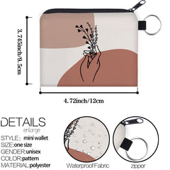 Girl's Pattern Change Purse Key Card Holder Coin Purse