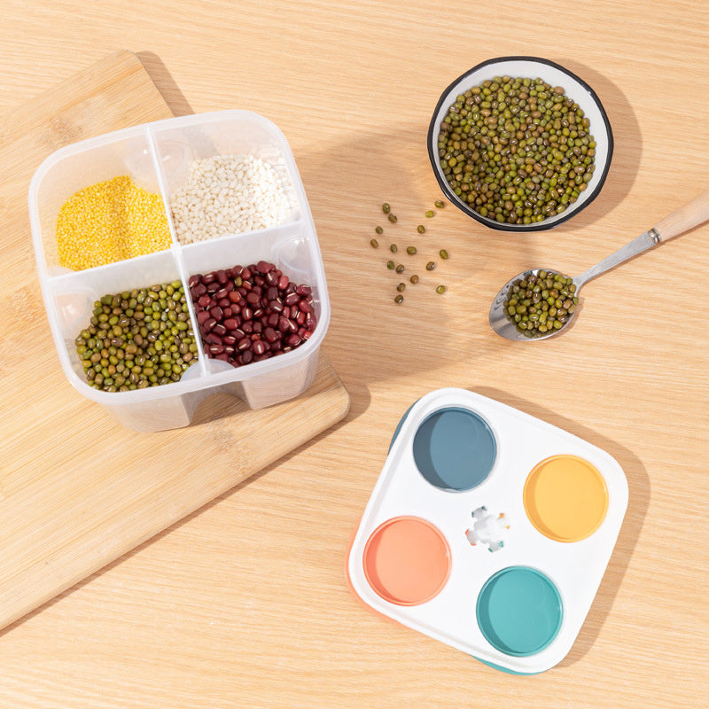 Moisture Proof Kitchen Storage Box with Lid - Food and Grain Storage