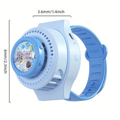 Kids Chronograph Mini Fan USB Charging Small Fan