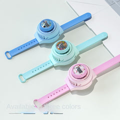 Kids Chronograph Mini Fan USB Charging Small Fan