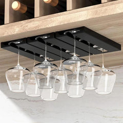 Wall Mount Wine Glasses Holder Stemware Classification Hanging Glass Cup Rack