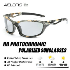 AIELBRO Photochromic Polarized Sports Sunglasses