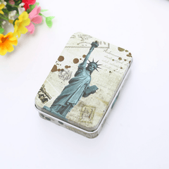 Small Metal Storage Box Jewelry Beaded Container Coin Candy Keys Box