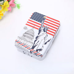 Small Metal Storage Box Jewelry Beaded Container Coin Candy Keys Box