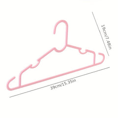 4pcs Non Slip Plastic Coat Hangers for All Sizes