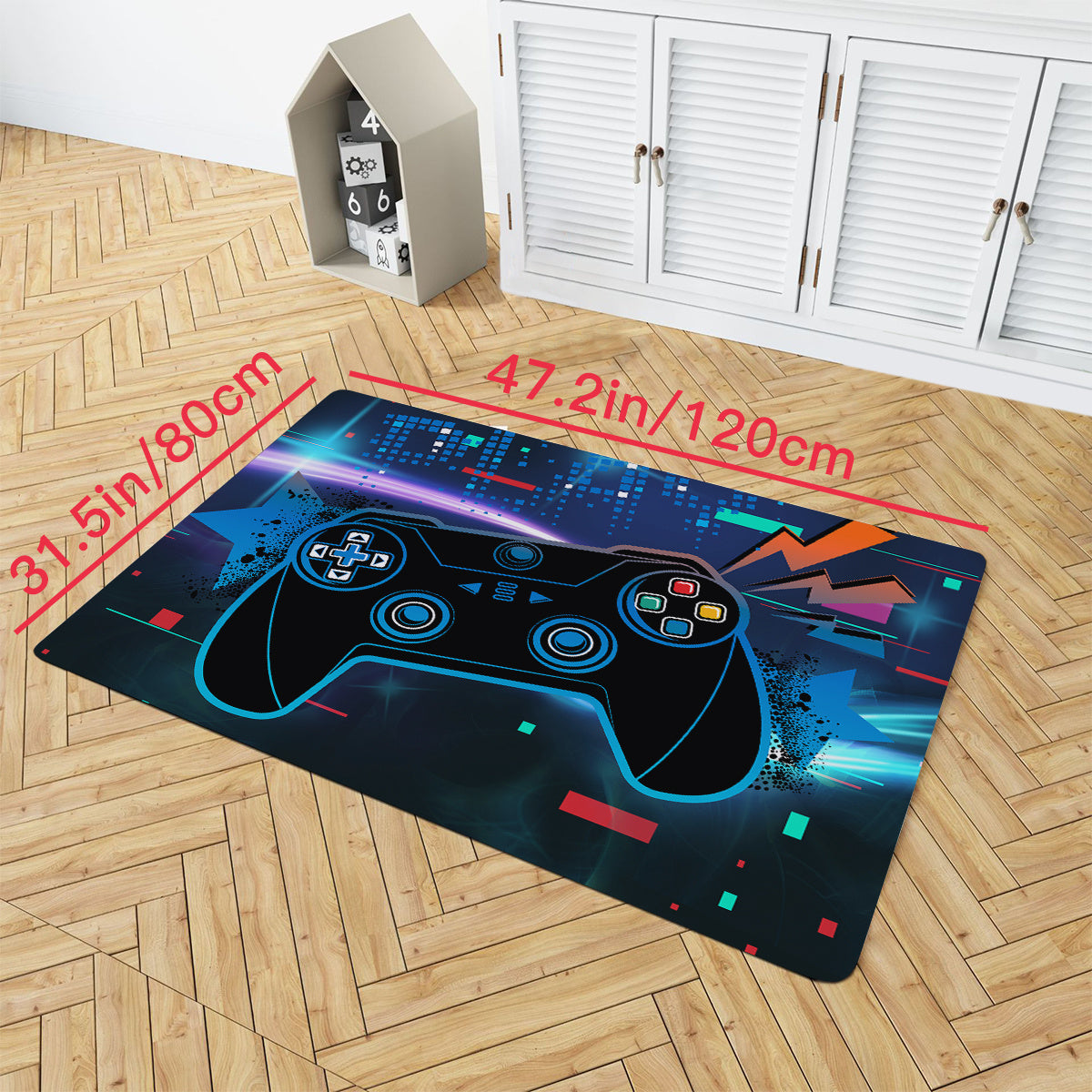 Non Slip Soft Game Area Rug for Home Decor
