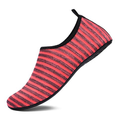 Men's Striped Barefoot Water Shoes Quick Dry Non Slip Beach Aqua Socks