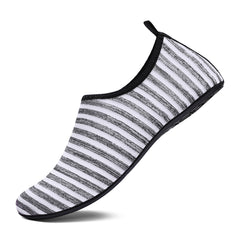 Men's Striped Barefoot Water Shoes Quick Dry Non Slip Beach Aqua Socks