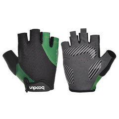 Fingerless Cycling Gloves Breathable Shockproof for Men Women