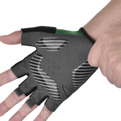 Fingerless Cycling Gloves Breathable Shockproof for Men Women