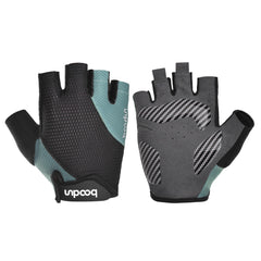 Fingerless Cycling Gloves Breathable Shockproof for Men Women