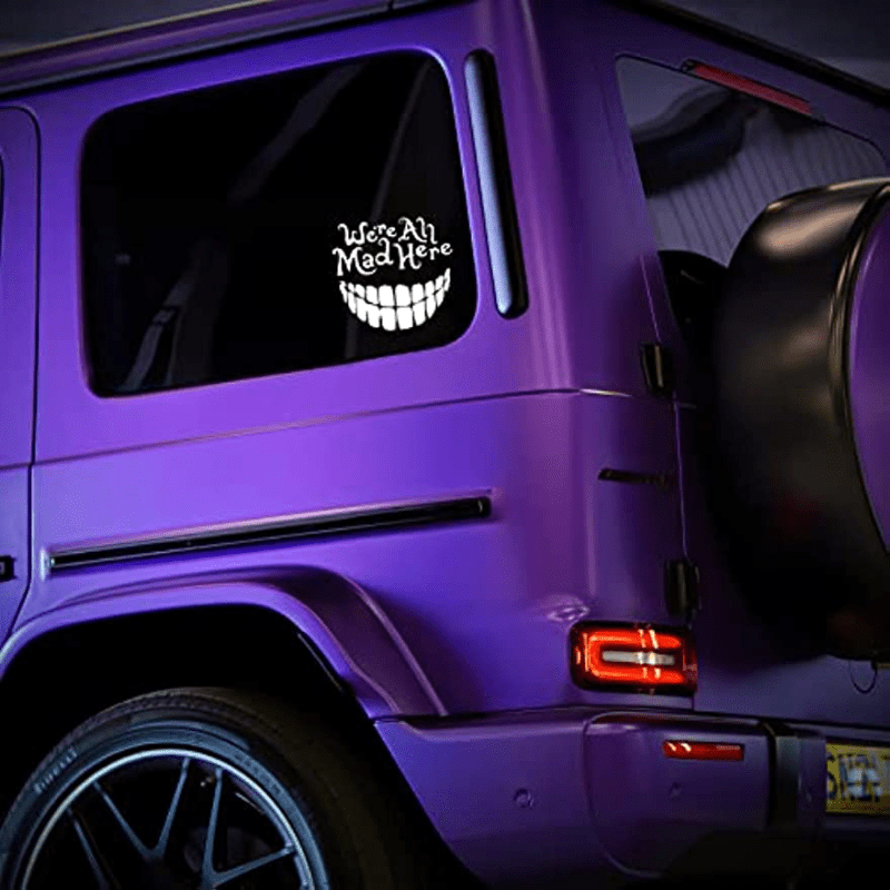 Mad Here Decal Vinyl Sticker Car Truck Wall Laptop Wall Stickers