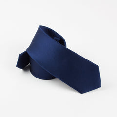 Men's Solid Polyester Skinny Necktie Formal Neckties Slim Casual Shirt Accessory