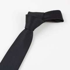 Men's Solid Polyester Skinny Necktie Formal Neckties Slim Casual Shirt Accessory