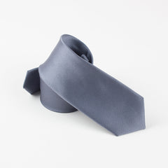 Men's Solid Polyester Skinny Necktie Formal Neckties Slim Casual Shirt Accessory