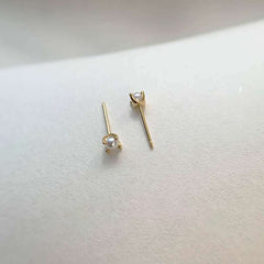 Faux Pearl Decor Stud Earrings - Fashionable Jewelry