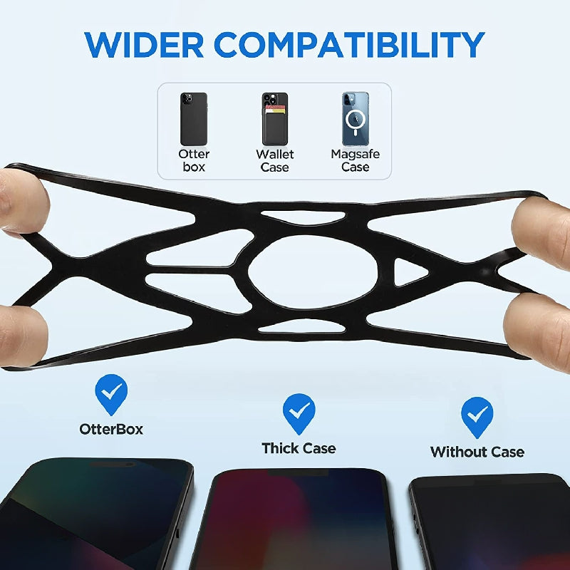 Shockproof Silicone Phone Holder Strap for Bike Motorcycle Anti Drop