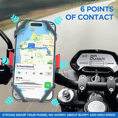 Shockproof Silicone Phone Holder Strap for Bike Motorcycle Anti Drop