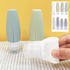 4pcs Leak Proof Silicone Travel Bottles for Toiletries