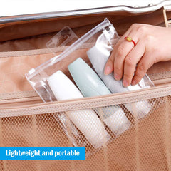 4pcs Leak Proof Silicone Travel Bottles for Toiletries