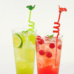 8pcs Reusable Unicorn & Mermaid Drinking Straws