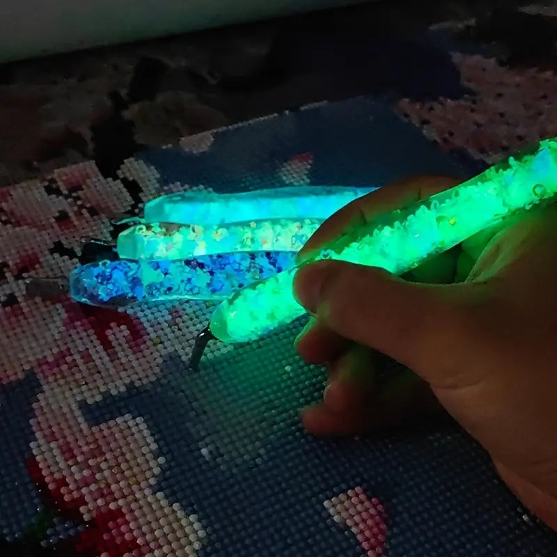 Luminous Resin Diamond Painting Pen DIY Tool with 6 Heads