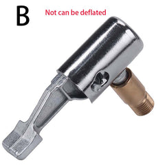 Car Tire Inflator Hose Air Pump Extension Tube Adapter Locking Air Chuck