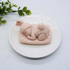 DIY Sleep Baby Scented Candles Gypsum Mold Silicone Resin Mold Soap Mold