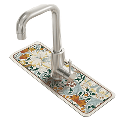 Non Slip Faucet Drain Mat for Kitchen and Bathroom Fantasy Style Sink Splash Gua