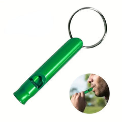 Aluminum Emergency Whistle Keychain for Camping Hiking Outdoor